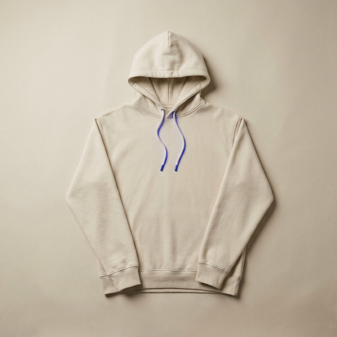 Finished heavyweight hoodie